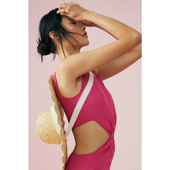 NWT PQ Bianca Pink Maxi Dress Cover-up - M/L - Picture 4 of 6